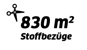 SOB - Traverso 830 Quadratmeter Stoffbezüge SOB - Traverso 830 Quadratmeter Stoffbezüge
