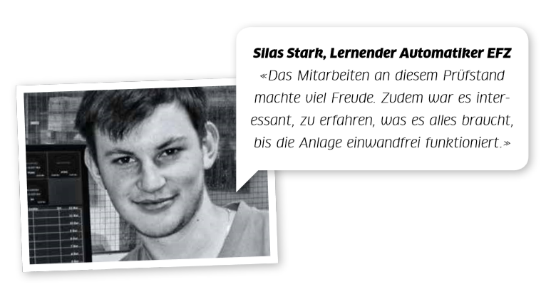 SOB - Silas Stark, Lernender Automatiker EFZ Silas Stark, Lernender Automatiker EFZ