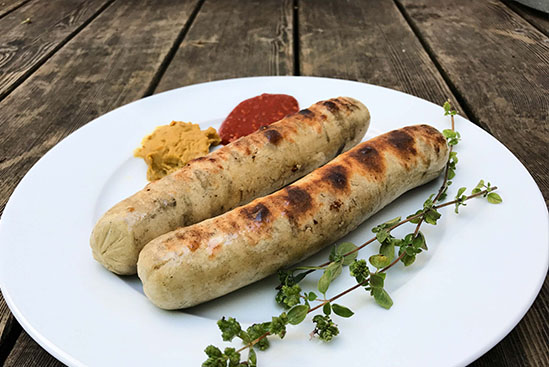 Das Restaurant «tibits» bietet eine vegetarische Alternative zur Bratwurst. Das Restaurant «tibits» bietet eine vegetarische Alternative zur Bratwurst.